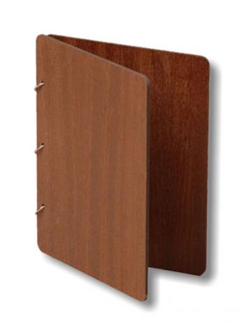 папка меню деревянная